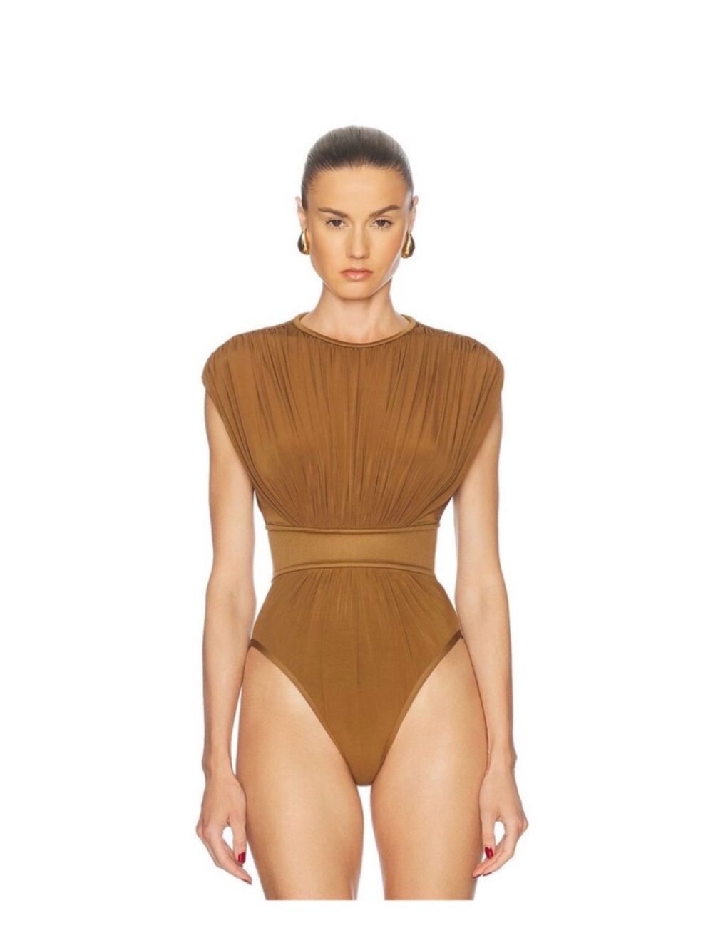 Zimmermann Illuminate Bodysuit In Khaki Zimmerman 0 (Xs)
